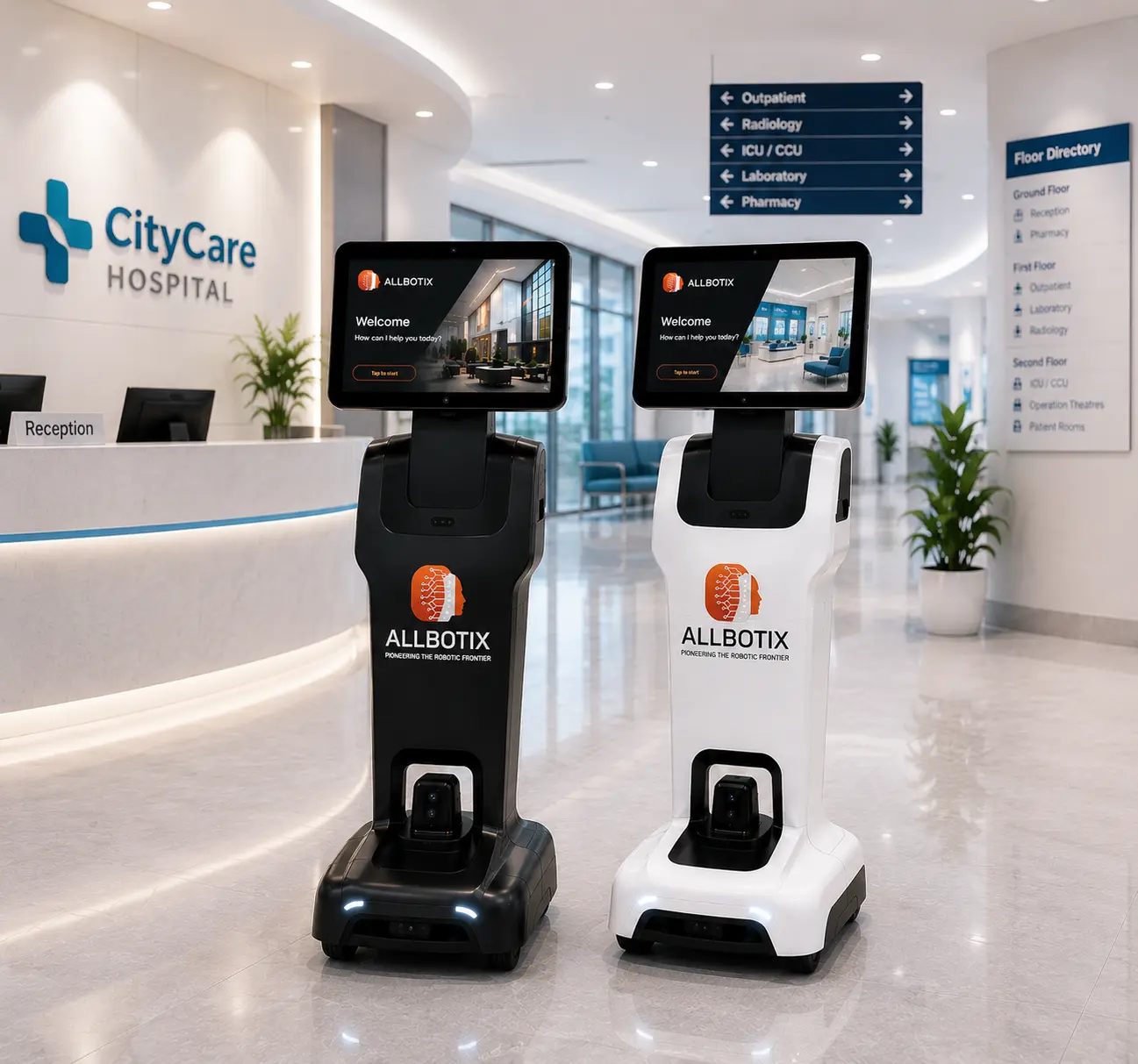 AI Receptionist Robot by Allbotix
