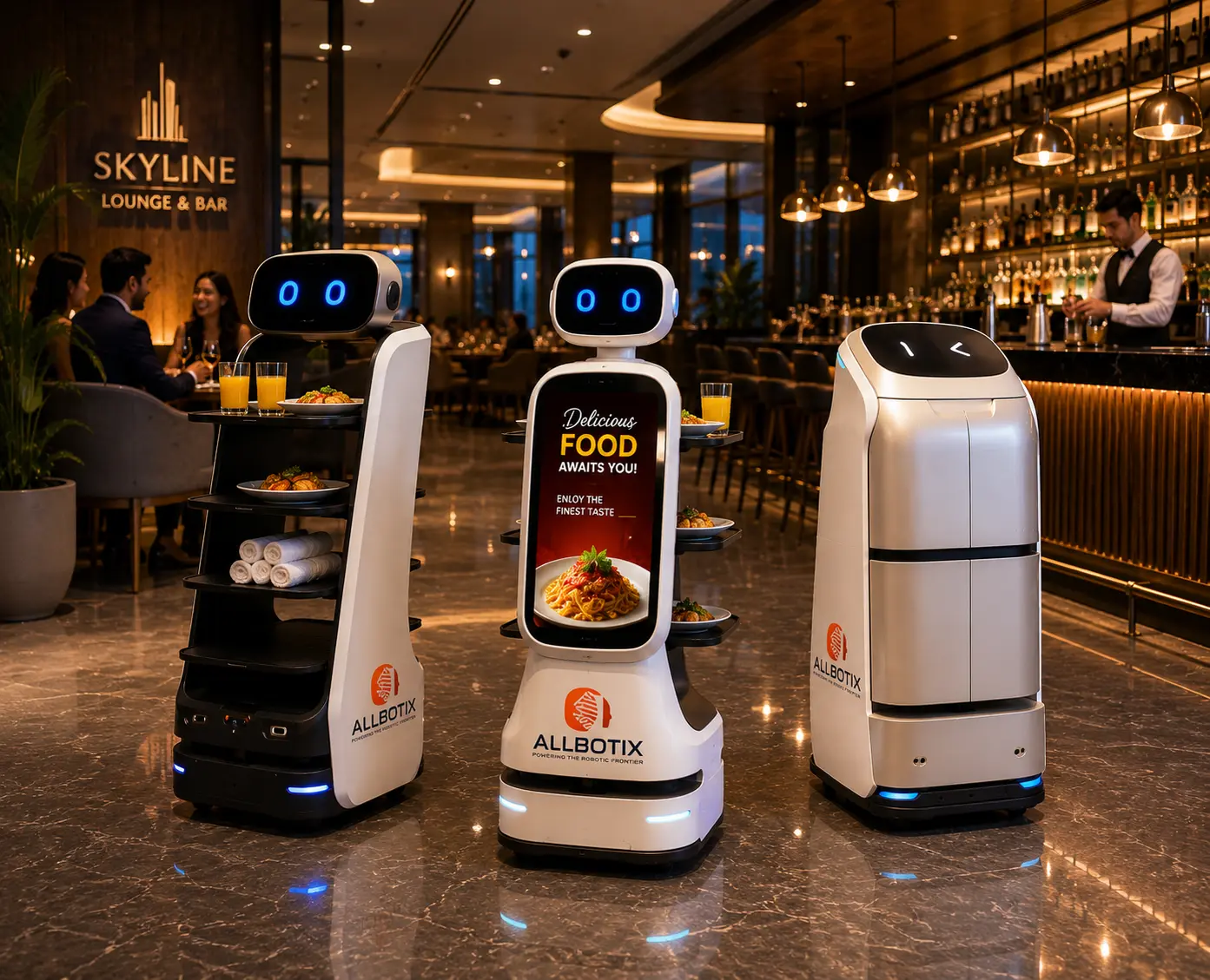Serving Robot by Allbotix
